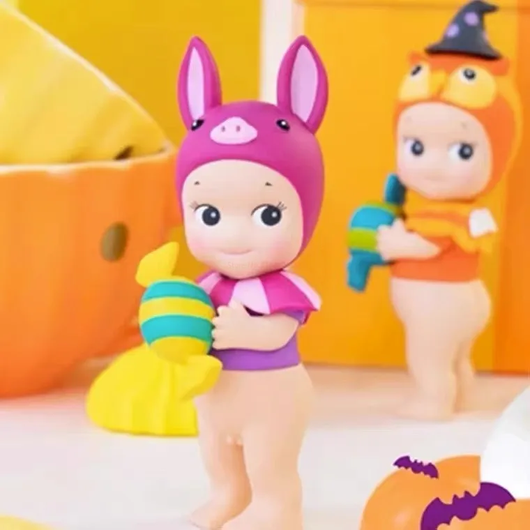 Nt Sonny Angle Halloween Series Blind Box Cute Kawaii Anime Figures Pumpkin Ghost Candy Toys Mystery Surprise Box Gifts For Kids