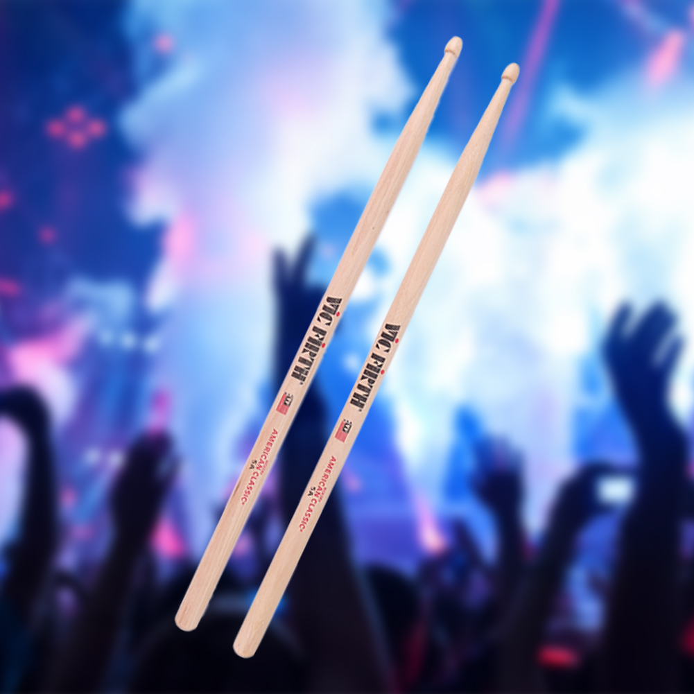 2Pcs Drum Sticks 5A/7A Wood Tip Drumsticks Consistent Weight and Pitch Classic Musical Instruments for Beginners Students Teache