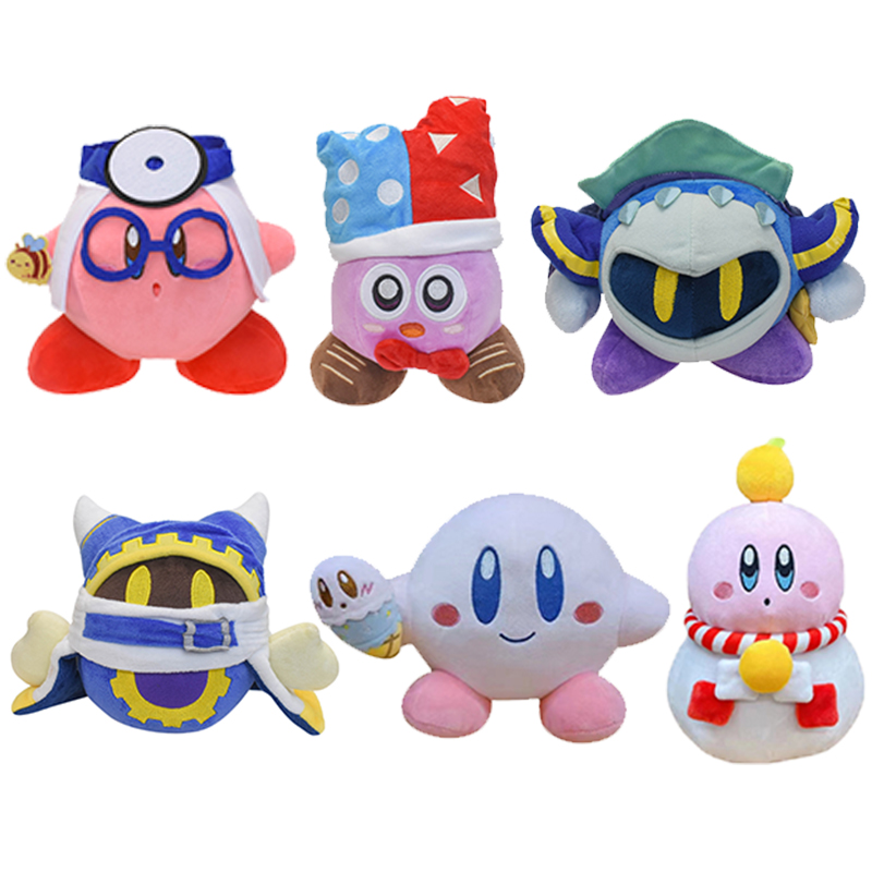 24 Styles Kirby Plush Stuffed Toys 12 Constellations Scorpio Libra Kirby Chef Cosplay Toys Adeleine Snowman Christmas Gifts