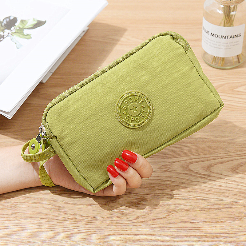Women Wallets 3 Layer Wallet for Women Purse Clutch Phone Coin Pouch Canvas Cards ID Keys Money Bags Makeup Pocket