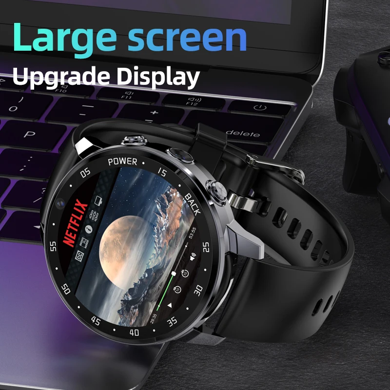 NEW A3 Smart Watch Dual Camera Global Call Pluggable 4G SIM Card with WIFI GPS Outdoor Sport Android Wrist Watches for Men