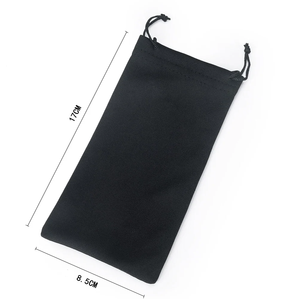 10 Pcs Soft Waterproof Sunglasses Bag Drawstring Microfiber Dust Proof Pouch Pocket Glasses Carry Bag Portable Eyewear Container