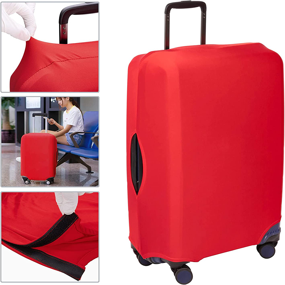 Luggage Case Suitcase Protective Cover Dog Series Travel Accessories Elastic Luggage Dust Cover Apply To 18''-28'' Suitcase