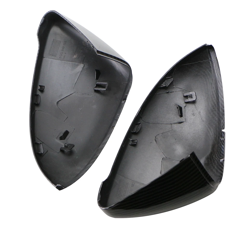 2Pcs Car Rearview Mirror Cover for Volkswagen VW Golf7 Golf 7 MK7 MK7.5 2012 - 2019 Rear View Mirror Covers Sticker Accessories