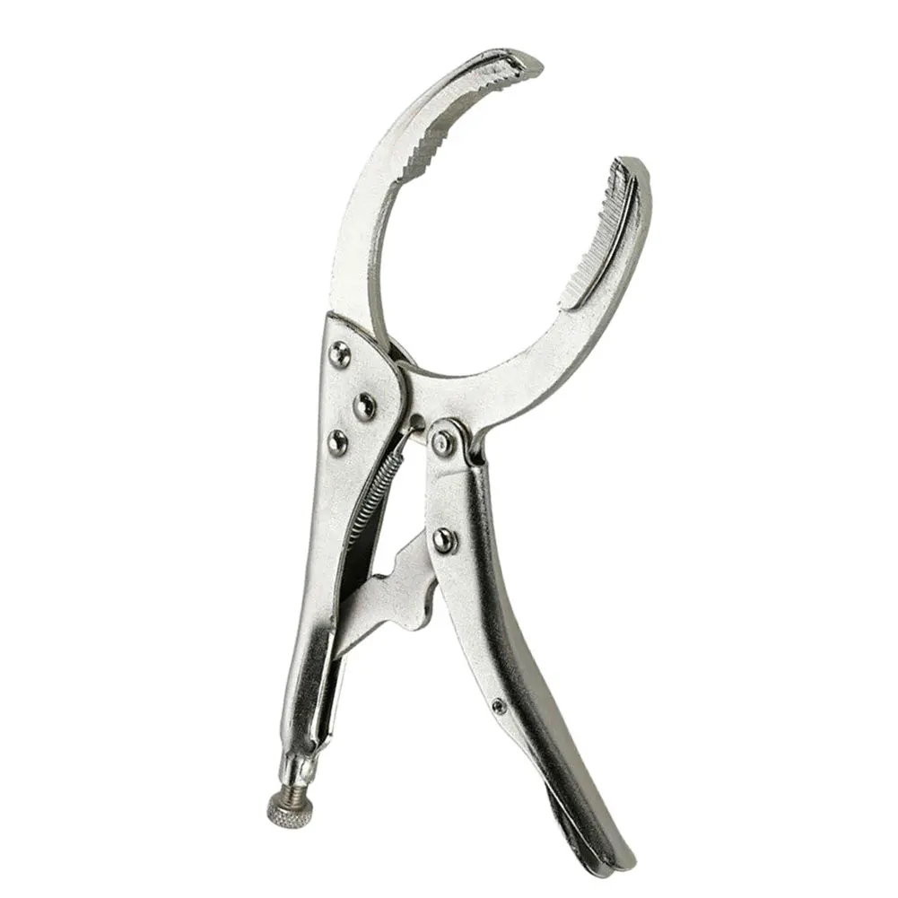 Adjustable Filter Chromeplate Oil Wrench 50mm-100mm Automotive oil Filter Extractor Locking Pliers Manual Wrench Removal Tools smile