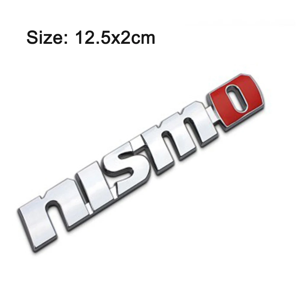 Car Grille Emblem new Sticker Badge Exterior 2025 Tuning Accessories 3D Metal Decal For Nissan Nismo Tiida Teana GTR 350Z 370Z 240SX ECT