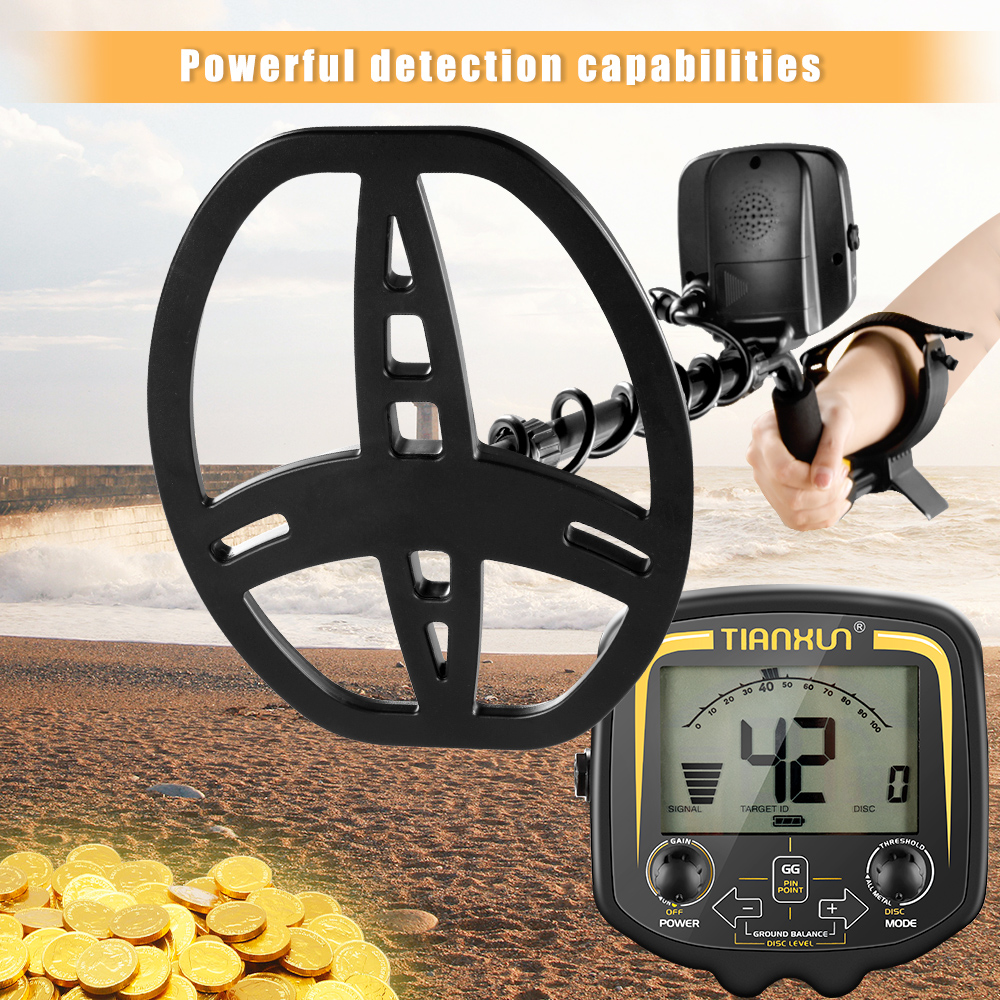 Underground Metal Detector TX-850 Gold Digger Treasure Hunter Pinpointer Professional Gold Prospecting Mode LCD Display Detector
