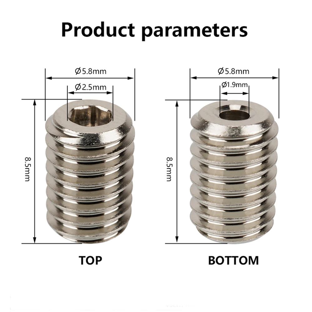 new 2025 V6 Volcano Hotend Adapter High Flow CHT Nozzle Copper Connector For Volcano Heater Block to V6 Nozzles Support High Tempeture