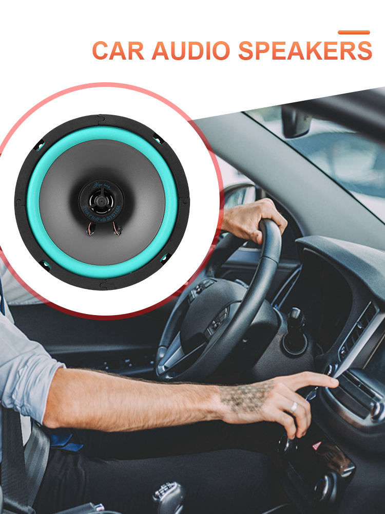 Universal Car Speaker 100W/160W HiFi Coaxial Subwoofer Sensitivity 92dB Car Audio Music Stereo Damp-proof Car Subwoofer Stereo