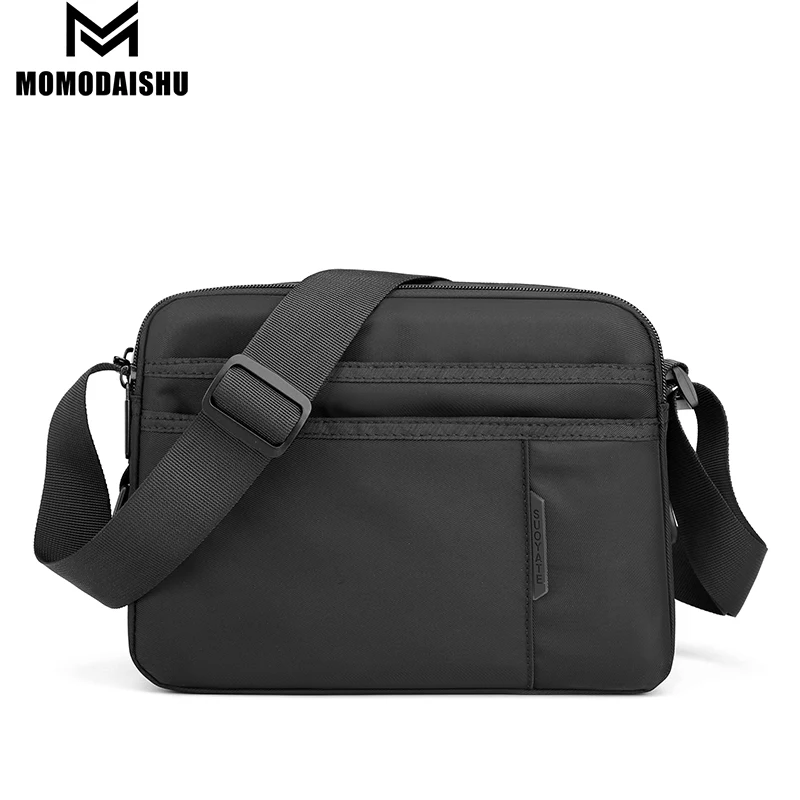 Men Bag Crossbody Shoulder Zipper Travel Messenger Pack Male Shoulder Sling Working Bags Bookbag Briefcase Casual Sling Bag Male smile