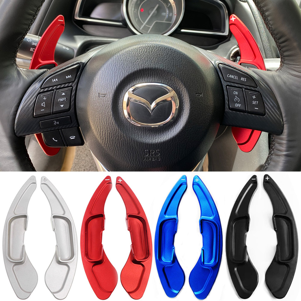 DL 2 For Mazda Mazda 3 Atenza BM BN 6 GJ CX-3 DK CX-5 KF CX9 TC Skyactiv-CNG Sport Car Steering Wheel DSG Shift Paddle Extension smile CX-