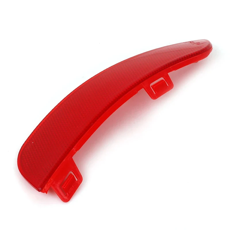 For Volvo S40 V50 2008 2009 2010 2011-2015 Red Rear Bumper Reflector Lamp Light Lens Signal Reflector Lamp Cover No Bulb