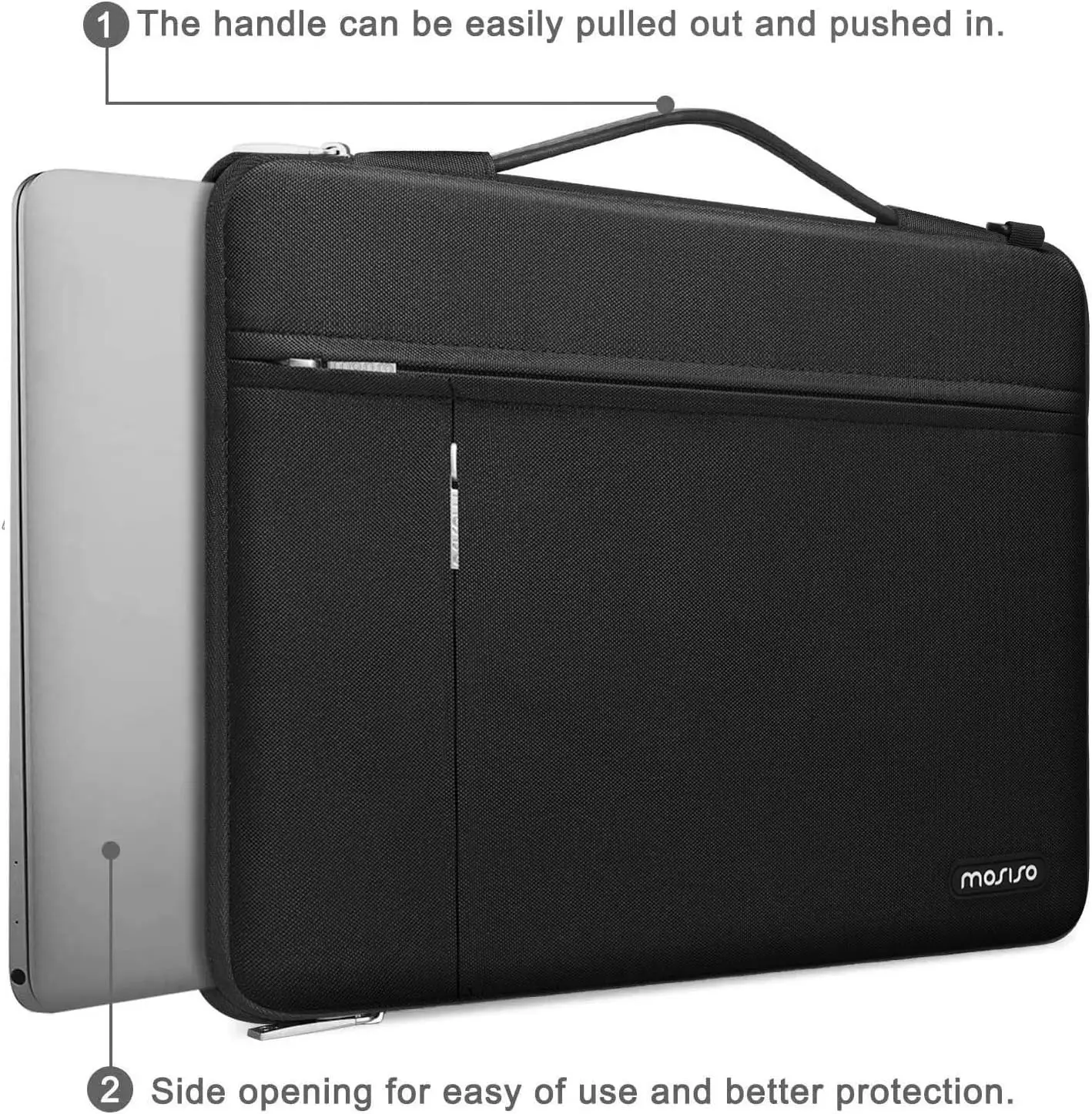 Sleeve 14 Laptop 13.3 15.6 16 inch Shoulder Bag for Book Air Pro HP Dell Lenovo Surface Shockproof Computer Briefcase for Men smile