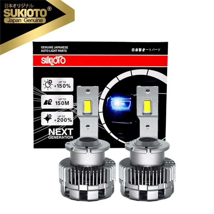 D2S LED Car Headlight Lamp Plug And Play 70W D4S LED Bulb Replacement Original HID D2 D4 Super Bright Bulb