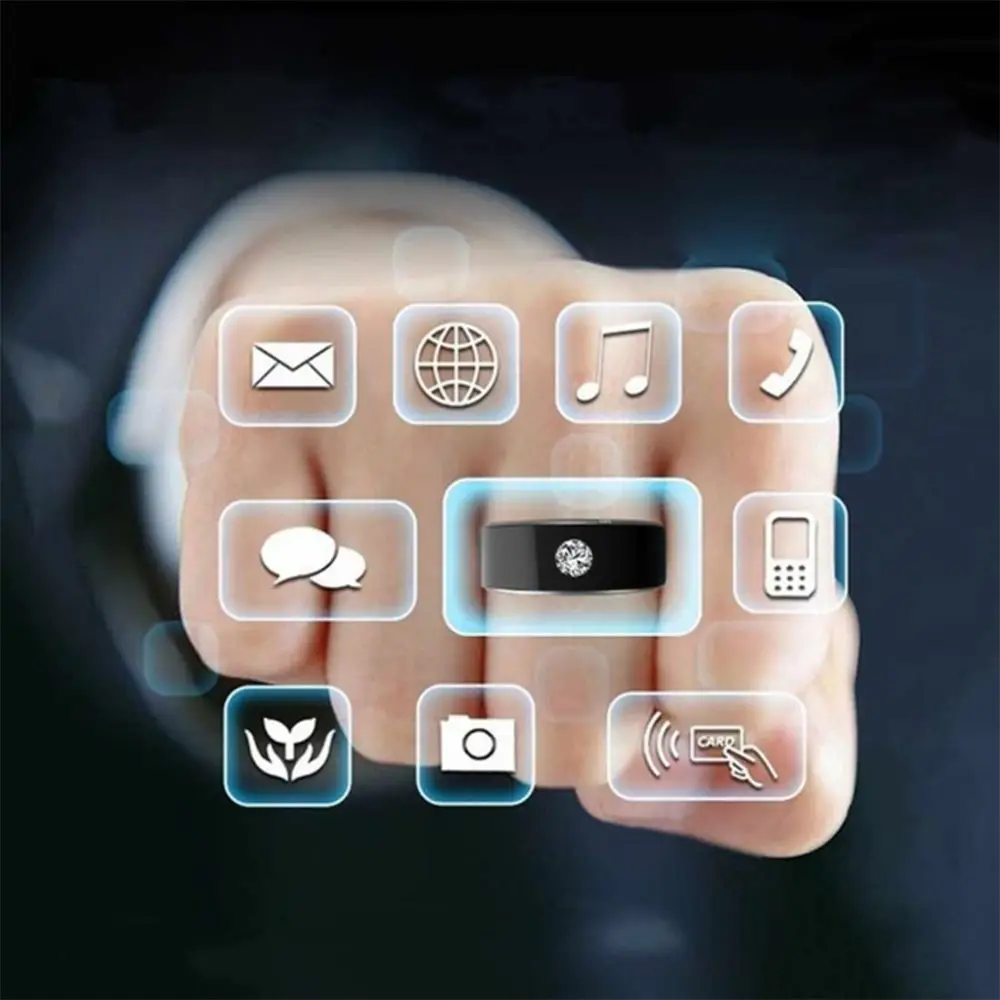 Waterproof Multifunctional Technology Smart NFC Finger Ring Wearable Connect Intelligent