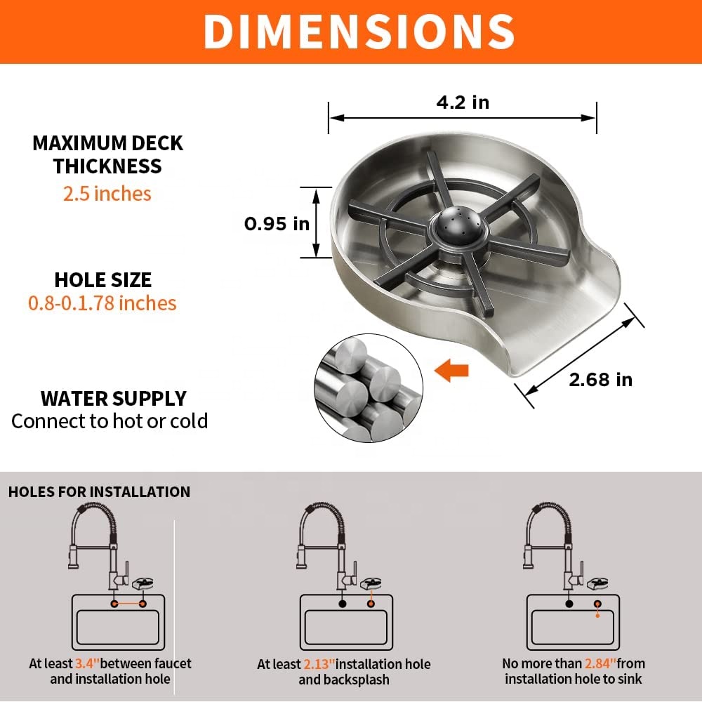 New glass washer home cup cleaning cup washing machine bar cup washer stainless steel cup washers silver 6 leaves
