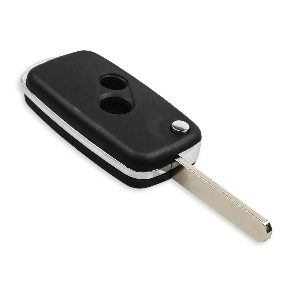 Car KEYYOU Modified Folding Key Case For Honda Accord CR-V Civic Pilot Odyssey 2/3 Buttons Shell Case Cover smile