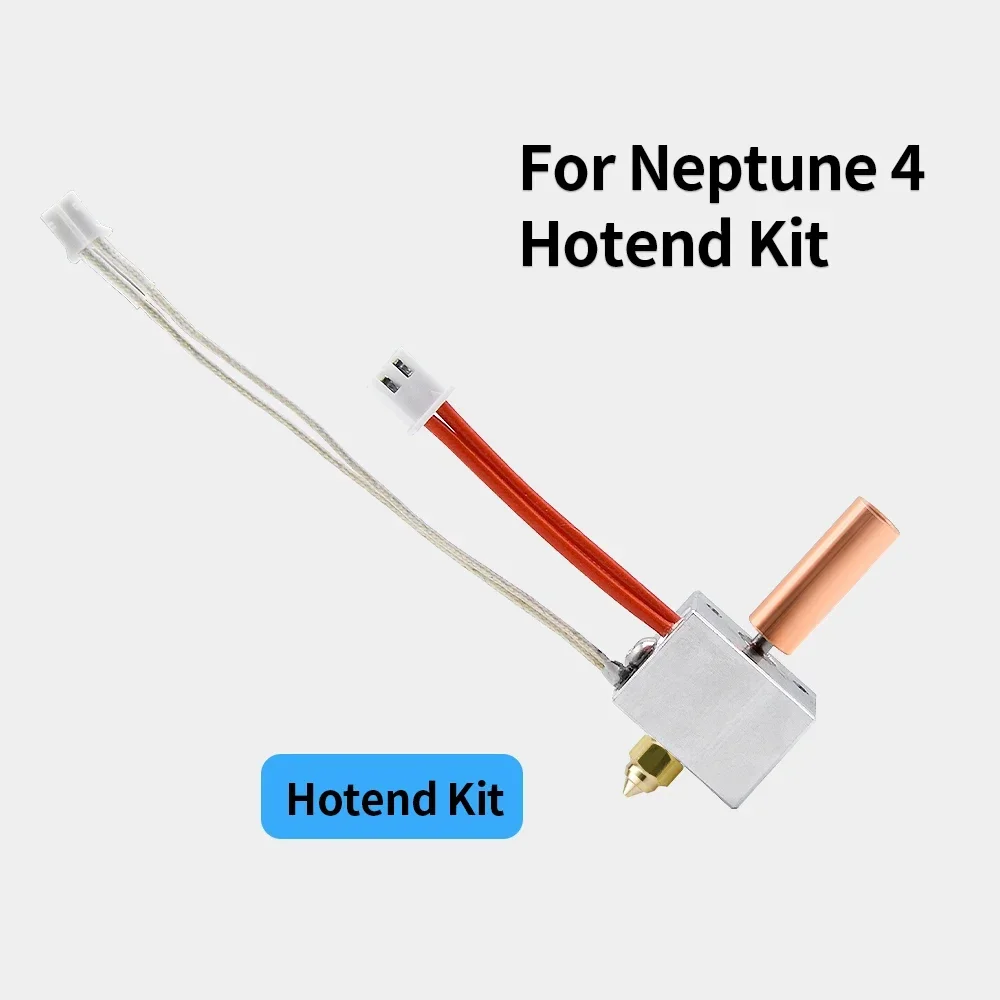 Neptune 4/ Neptune 4 Pro Hotend Kit 24V 50W Heating Rod Thermistor Silicone Socks Bimetallic Throat MY Nozzle 3D Printer parts