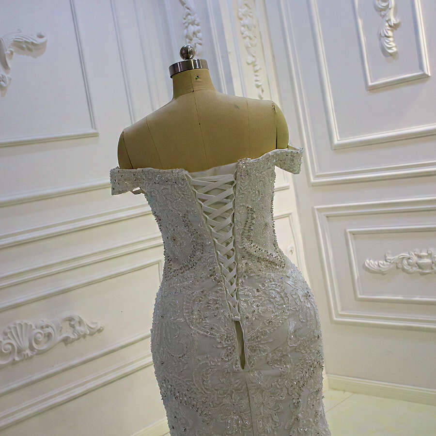 3D Wers Am1431 Off The Shoulder 2 In 1 Ball Gown Wedding Dress