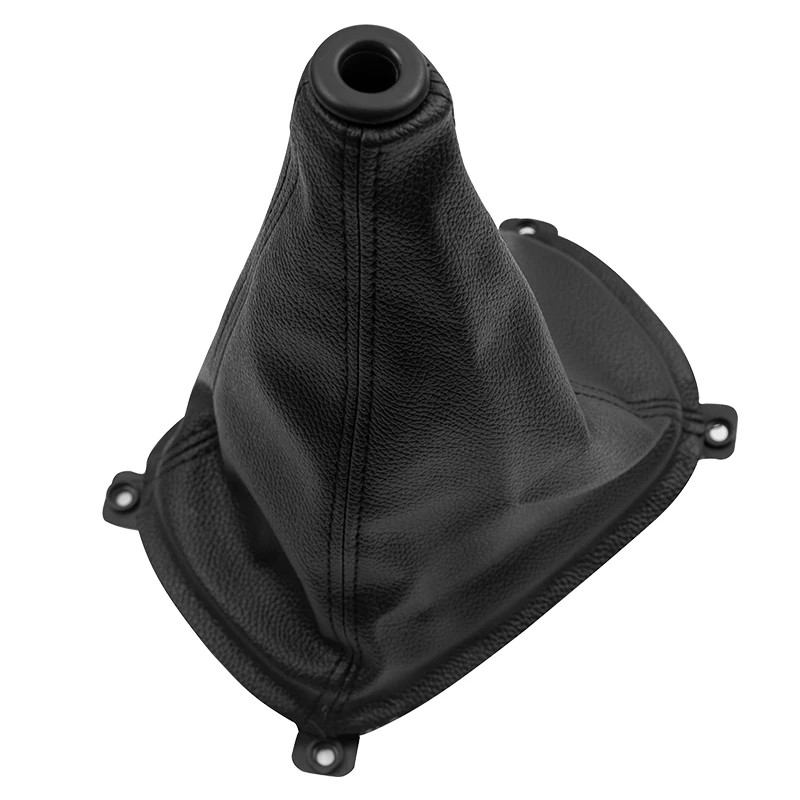 Gear Sportage For Kia Shift Knob Lever Shifter Gaitor Boot PU Leather Dustproof Cover Case Beige Black Car Styling Accessories smile