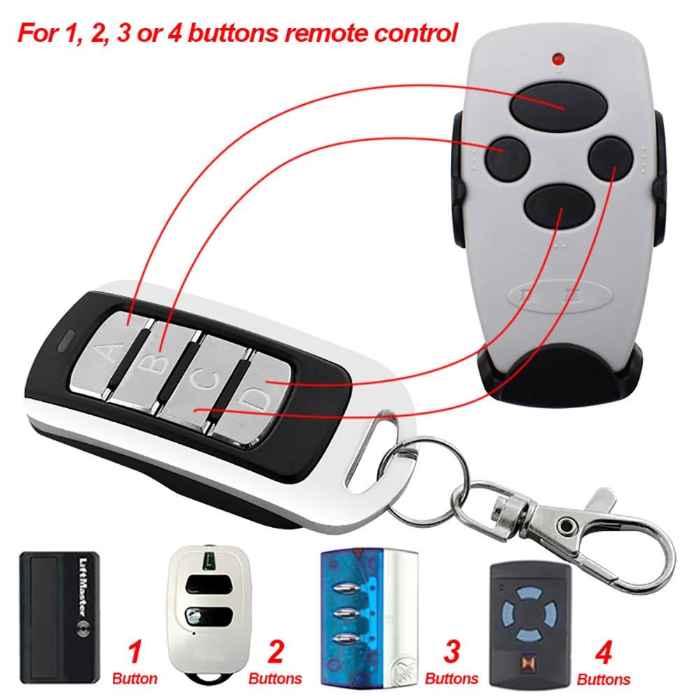 Multifrequency Rfid Duplicator Garage new Remote Control Clone 286 to 868 Mhz 433mhz 433.92mhz 868mhz Remote Control 2025 for Gate