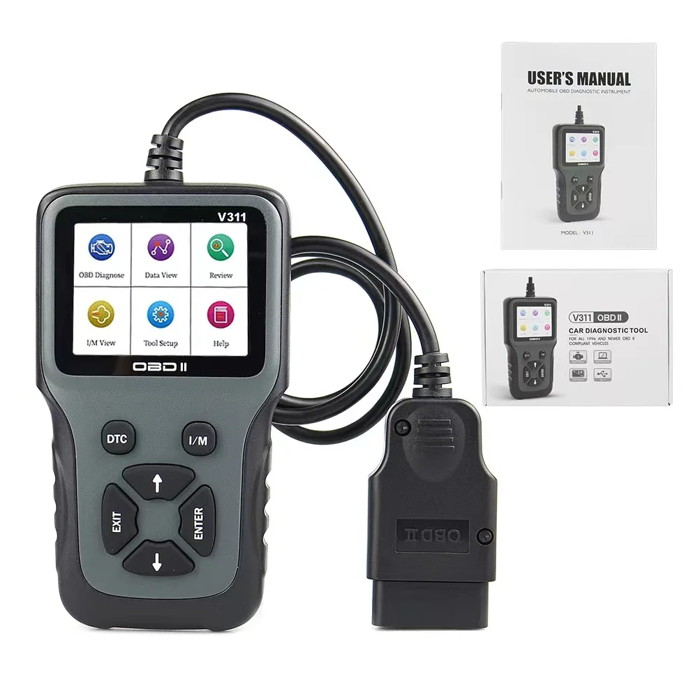 Fault Diagnostic OBD2 NEWEST Scanner V311 Code Reader For Car Engine Automotive Diagnostic Tool Auto System Car Accessories smile