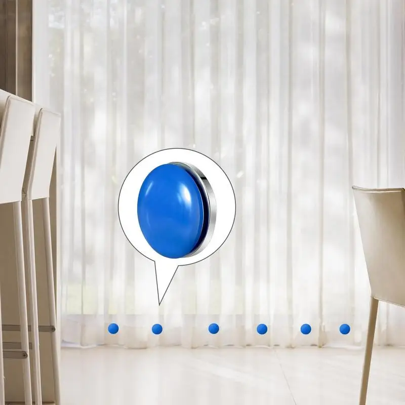 10pcs Strong Magnetic Curtains Weights Windproof Shower Curtains Magnet Buckle Balcony Curtains Cloth Weights For Tablecloth