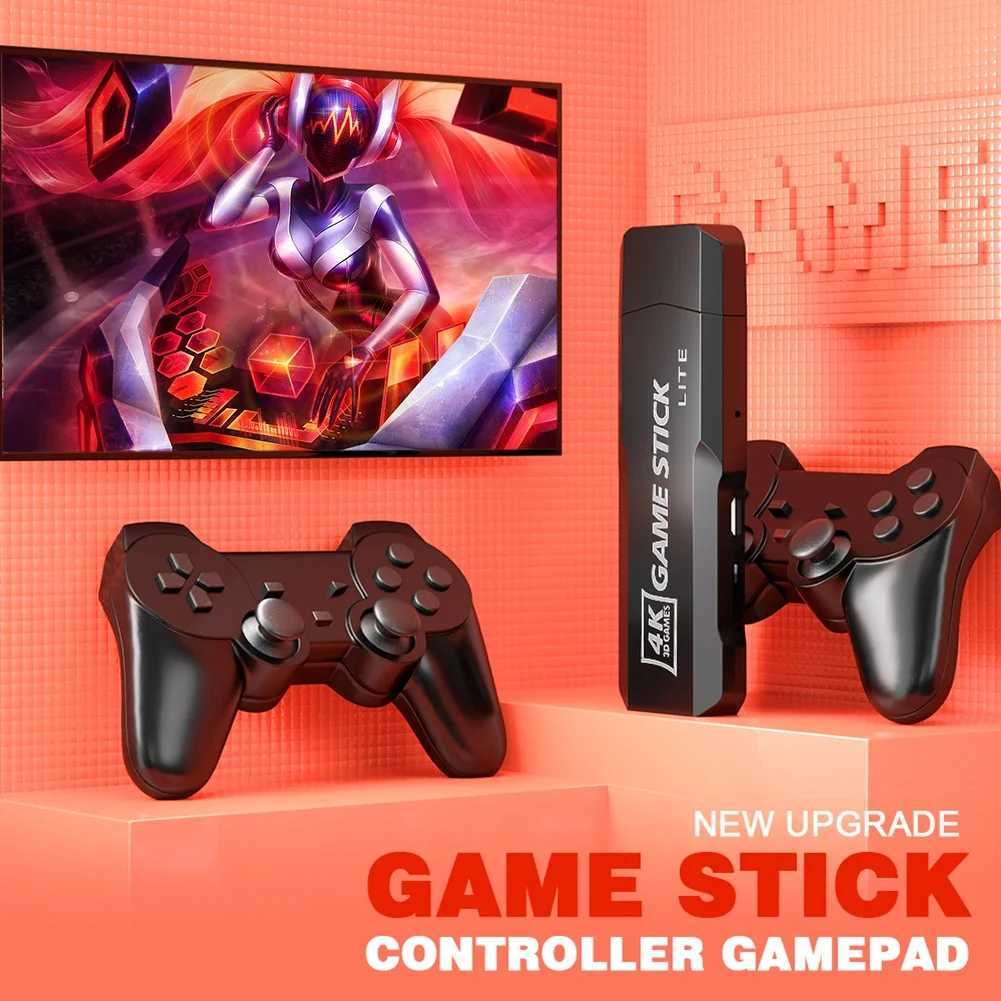 GD10 X2 Plus Gaming Stick 4K HD Retro Video Game Console Wireless Controller 64/128/256GB Built in 58000 Game Port TF Card Y241109