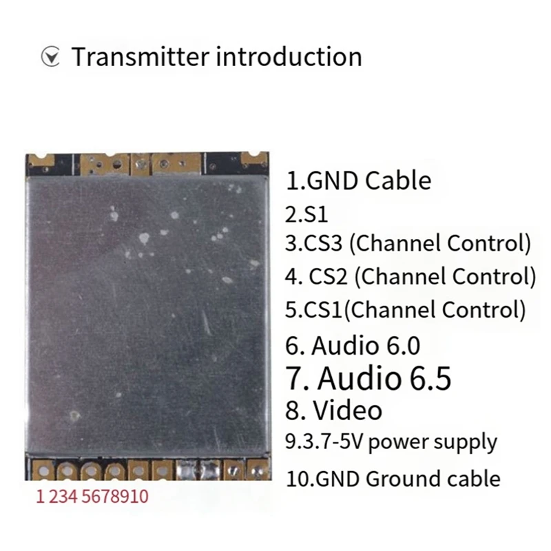 1 Ghz- 1.2Ghz - 1.3Ghz Video Receiver / Transmitter 700MW VTX Module 8CH 3.7-5V For Long Range RC Drone 1G3 1G3SE