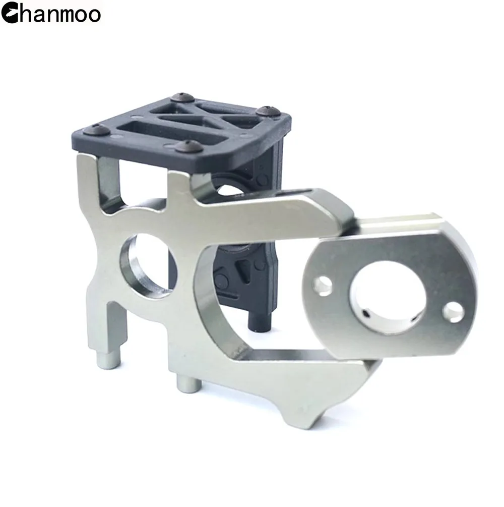 Chanmoo Universal Metal Motor Mount Holder for 1:8 RC Off Road Car Kyosho MP10 HSP FS ZD Hobao