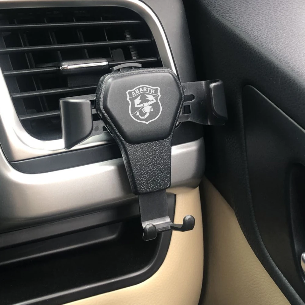 Car Air Vent Mount Adjustable Mobile Phone Holder For Fiat 500 Abarth Punto Panda Bravo Tipo Ducato 250 Argo Car Accessories