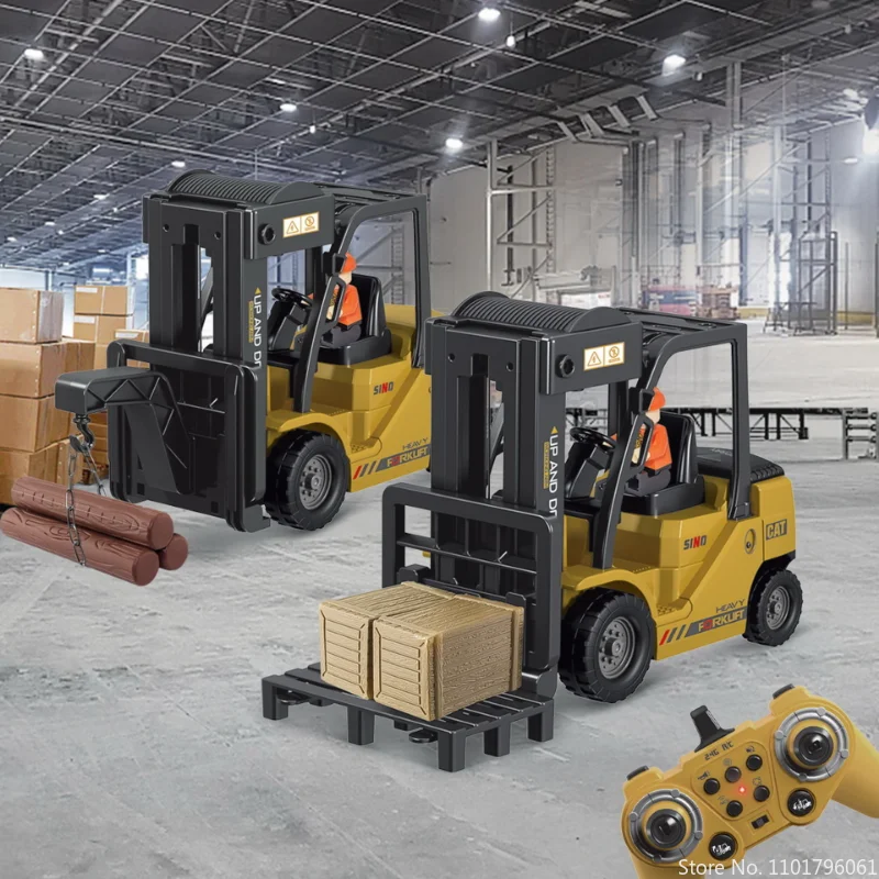 RC Car Remote Control Cars Toys Forklift Truck Cranes Liftable Stunt Car Electric Vehicle for Kids Boys Gift Children Birthday