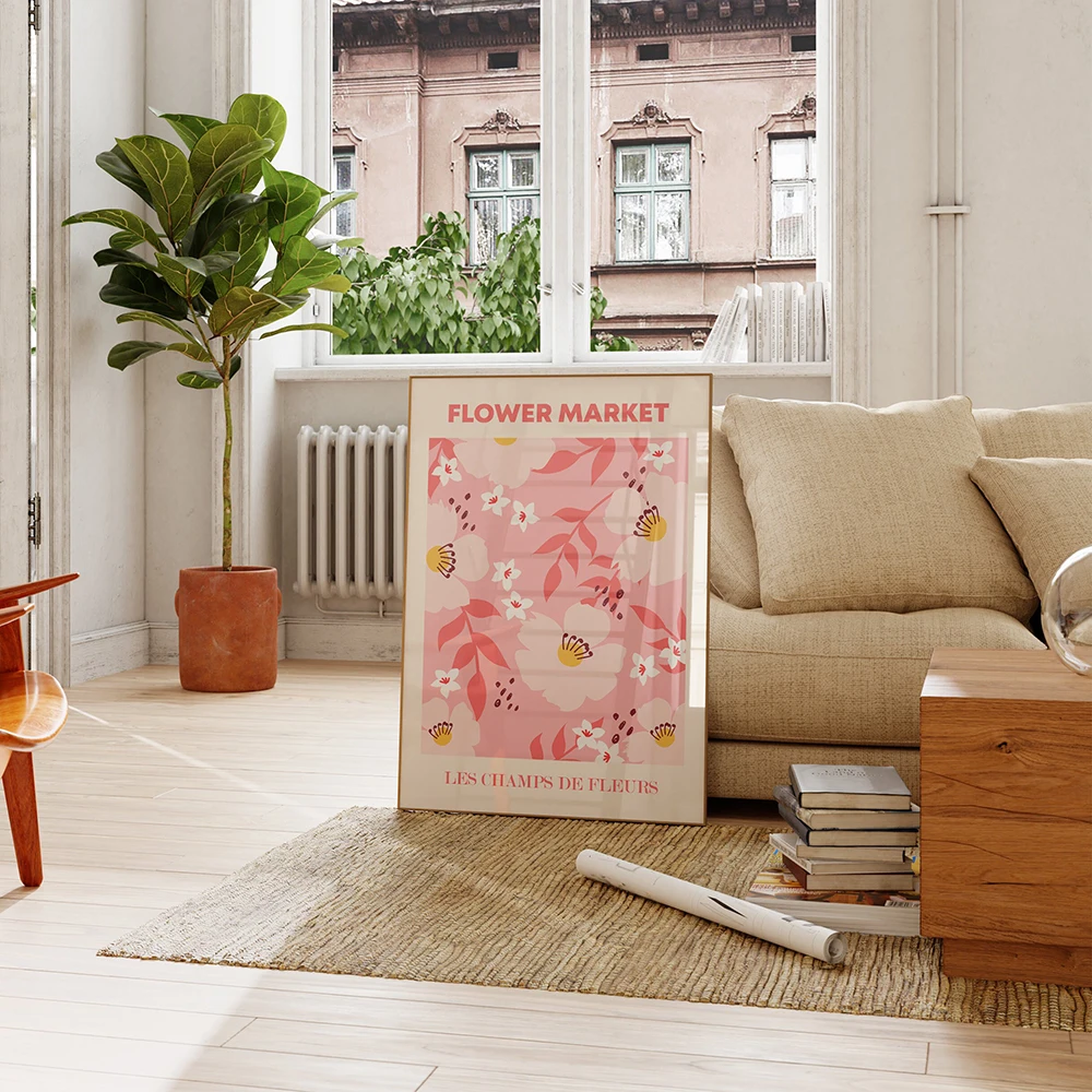 Posters Henri Matisse Picasso Prints Flower Market Wall Art Abstract Canvas Painting Nordic Picture For Living Room Home Decor smile