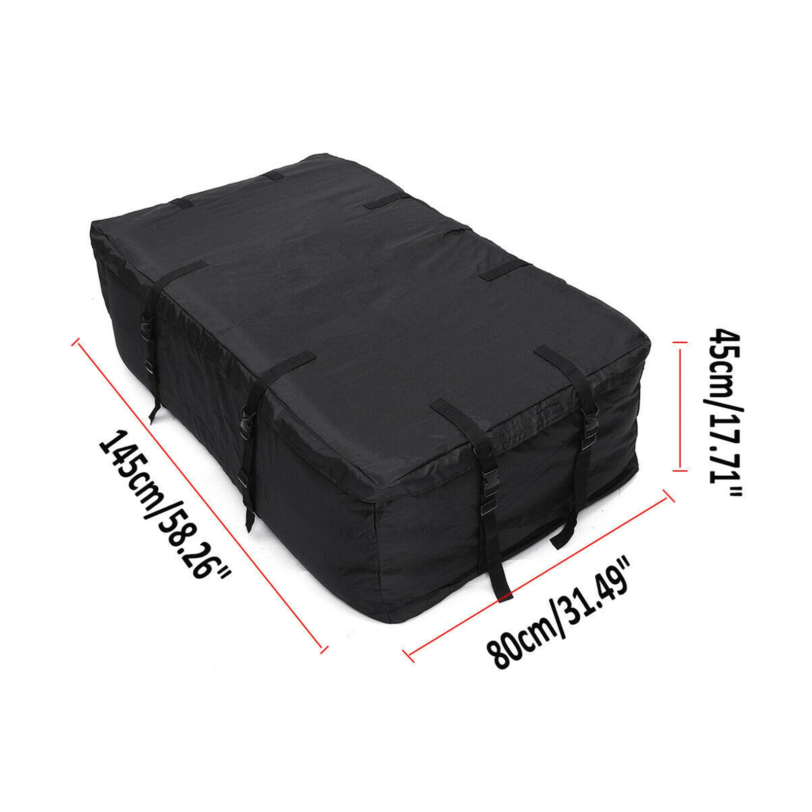 Waterproof Car Roof Luggage Soft Box | Rooftop Cargo Carrier Bag With High Stability For All Vehicles With/Without Rack