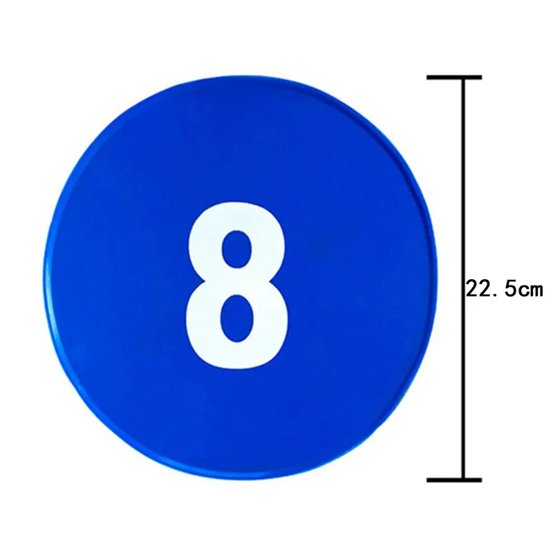 Markers 10 Pcs Spot Numbered Football Basketball Digital Signs Disc Markers Training Equipment for Kids Floor Spot Sports Toy smile