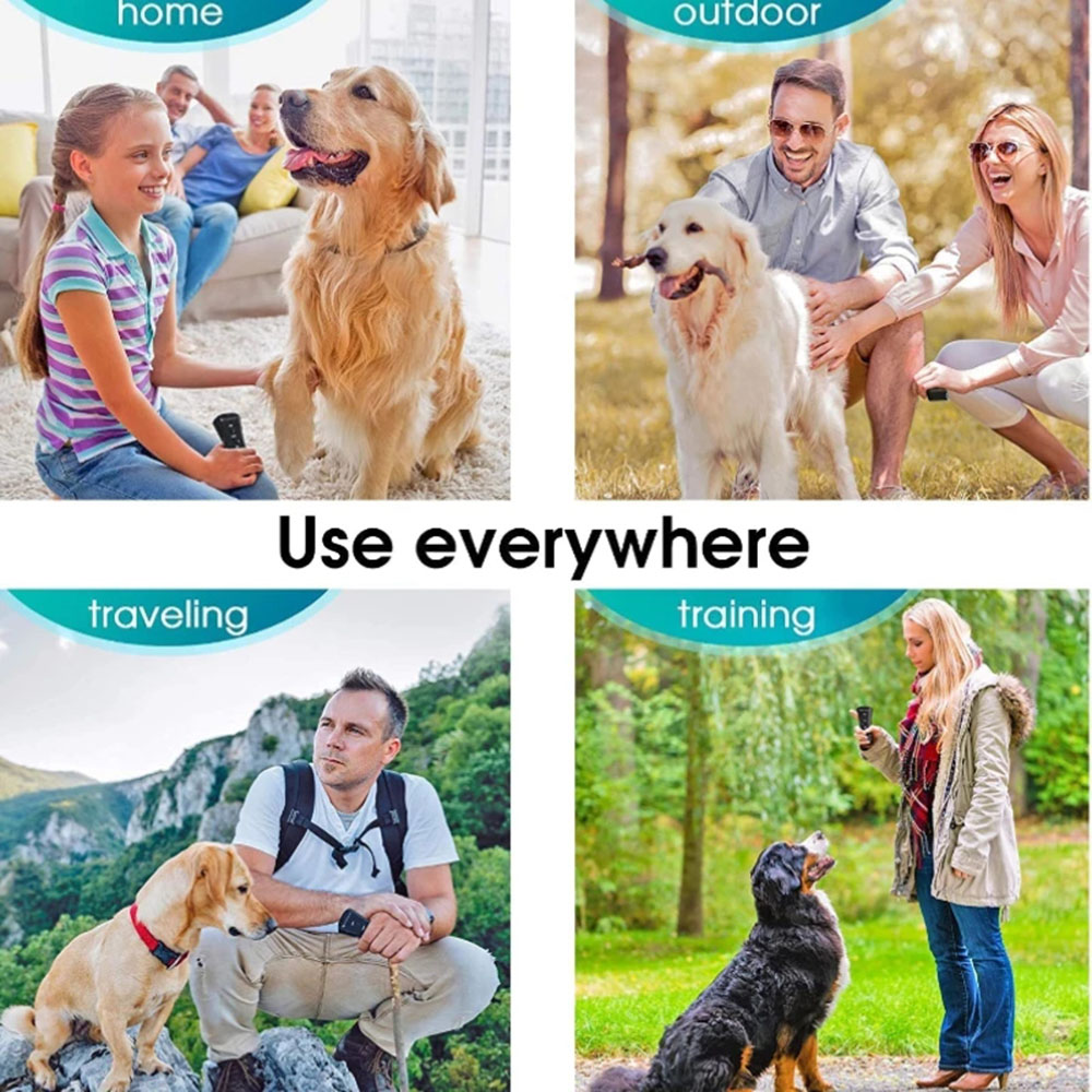 Ultrasonic Dog Chaser Stop Aggressive Animal Attacks Dog Repeller Stop Bark Device with LED Flashlight Pet Dog Training Tools