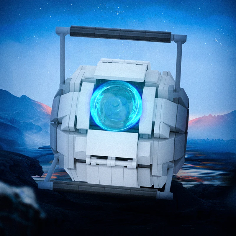 MOC Portaled 2 GLaDOS Wheatley model Building Blocks Classic Movie Teleporting Eye Robotic Camera Bricks Assemble Toys Gifts