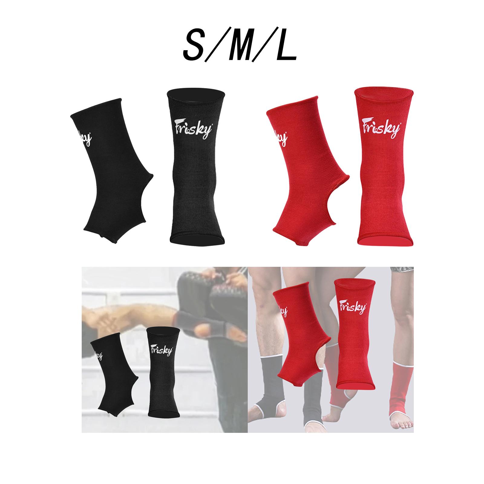 Support Ankle Muay Thai Wraps Men Women Boxing Ankle Braces Muay Thai Foot Braces For Training Sports Kickboxing Sanda ddmysmile Sparring Smile