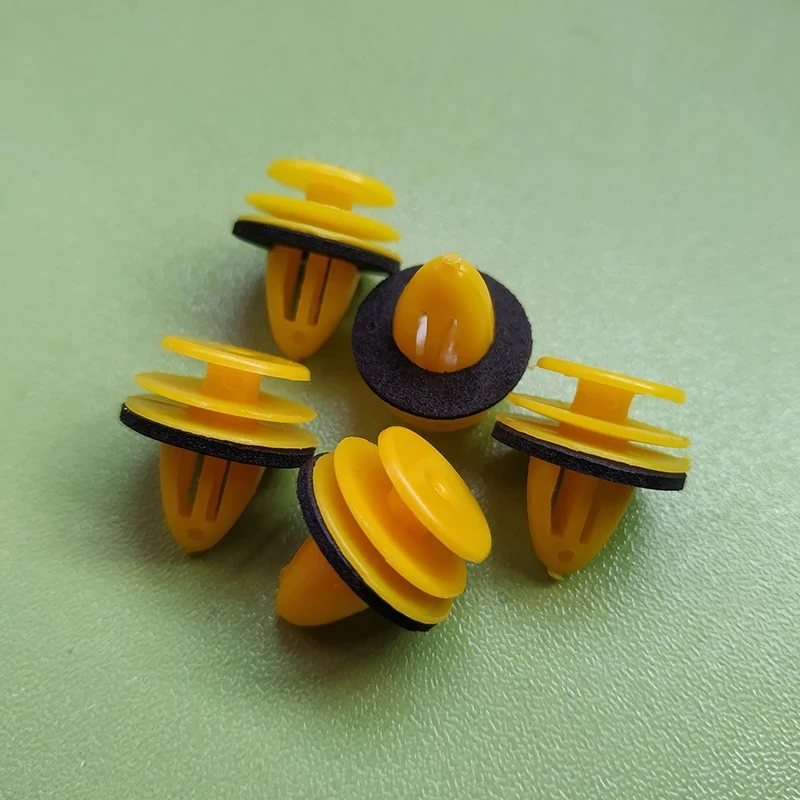 30/50PCS 9mm Hole Car Door Trim Panel Retainer Clips Fastener Plastic Rivets For Hyundai Nissan For Infiniti Car-styling