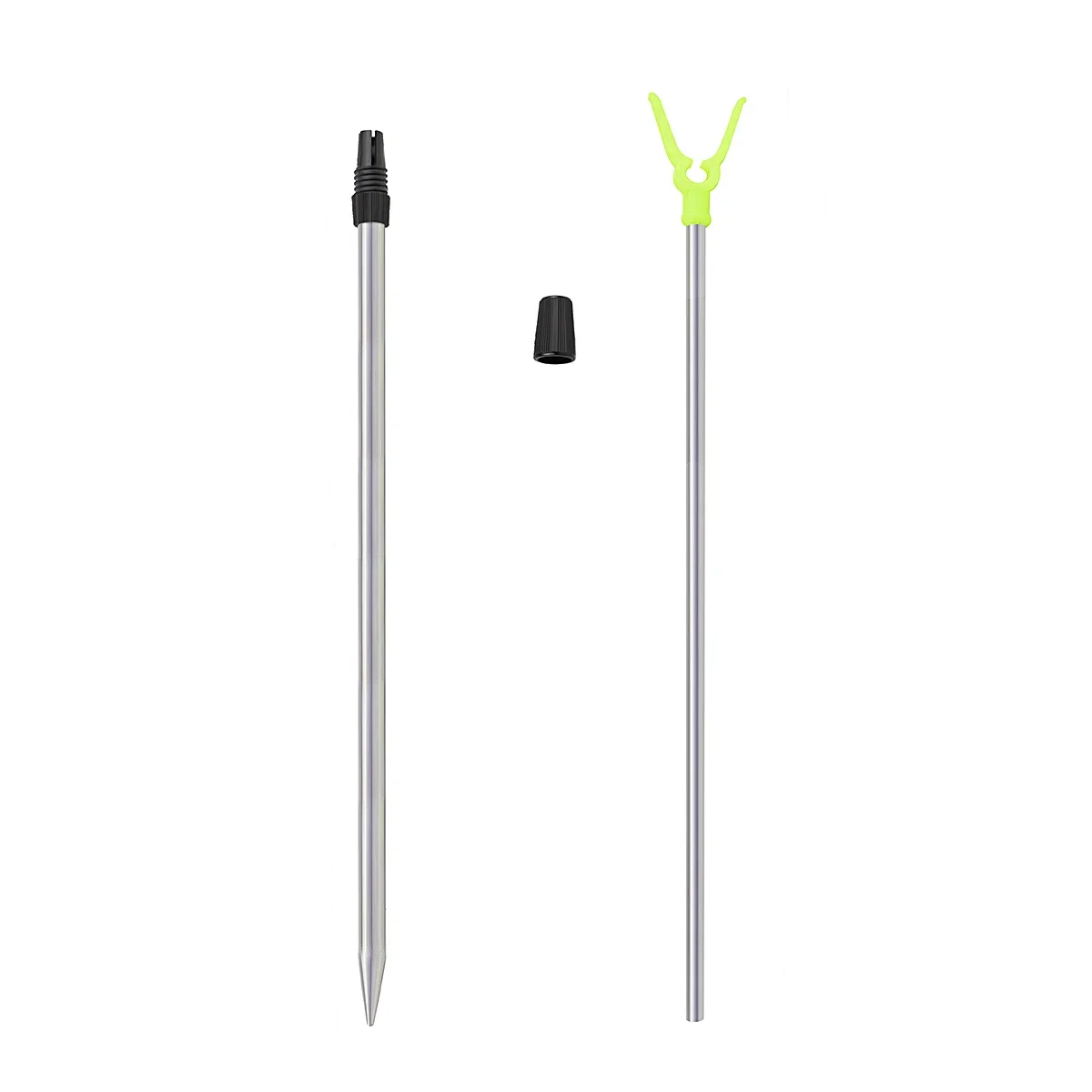 85cm Holder Fishing Rod 2 Sections Adjustable Aluminium Fishing Rod Pole Rack V Holder Bracket Support Stand 4Pcs smile