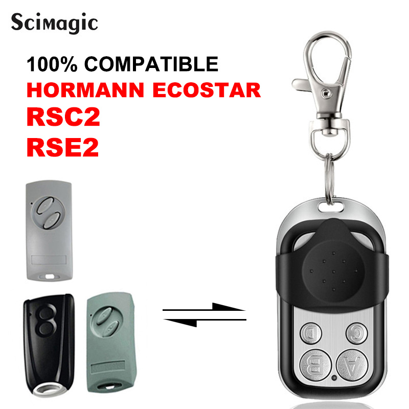 new Dustproof Waterproof Small Remote Control Replace Ecostar Rsc2 433 Hormann 2025 RSE2 433mhz Motor Liftronic 500 700 800