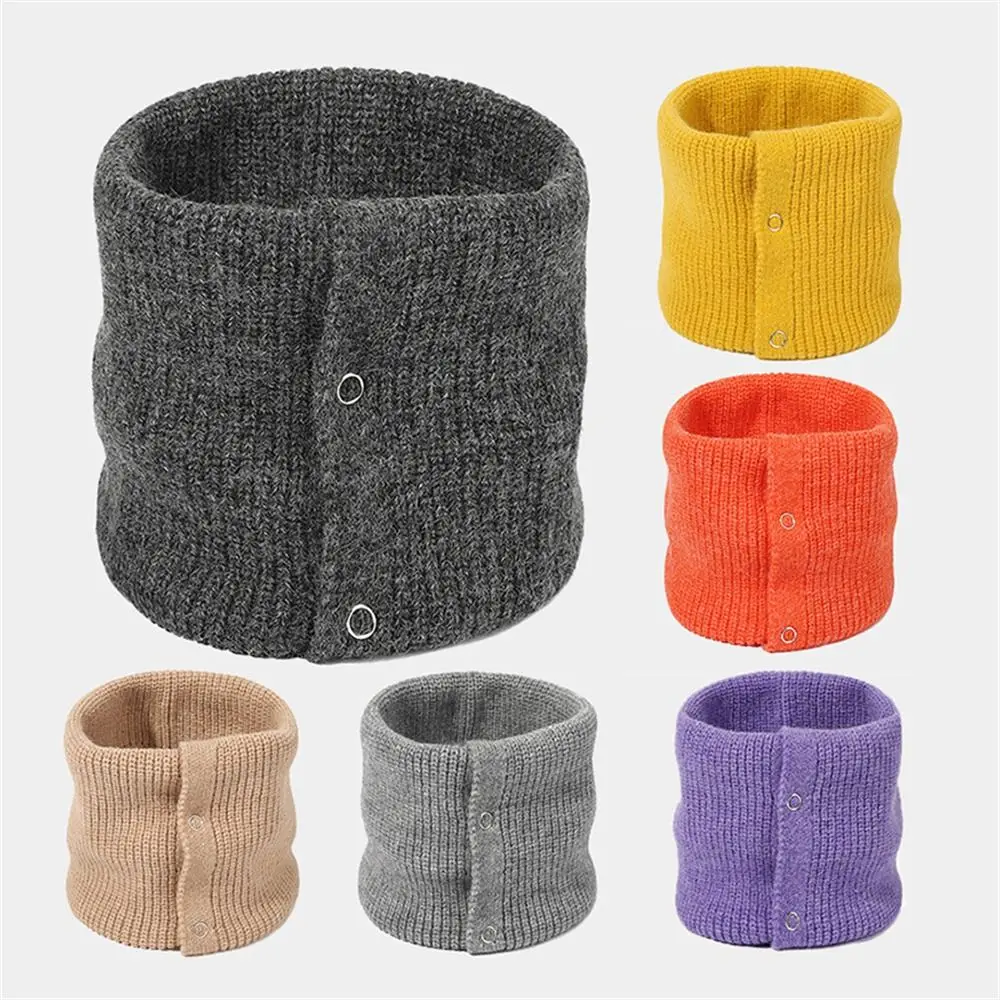 For Men Scarf Winter & Women Warm Knitted Scarf Neck Warmer Circle Ski Climbing Scarf Neck Scarves Cold-proof Snood Collar smile &