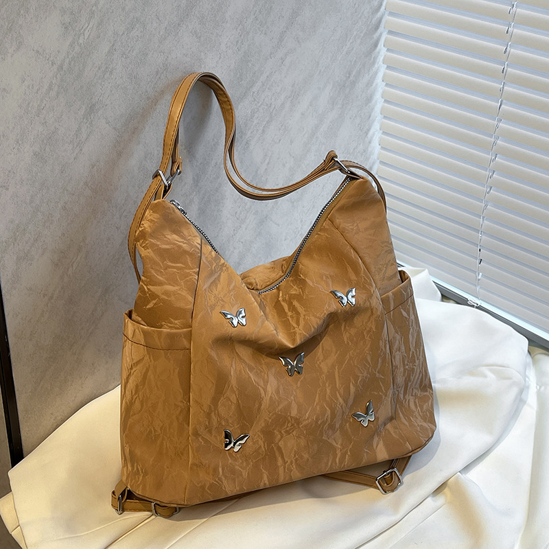 2024 new and fashionable tote large capacity crossbody bag, summer niche minimalist hand-held shoulder bag free shipping