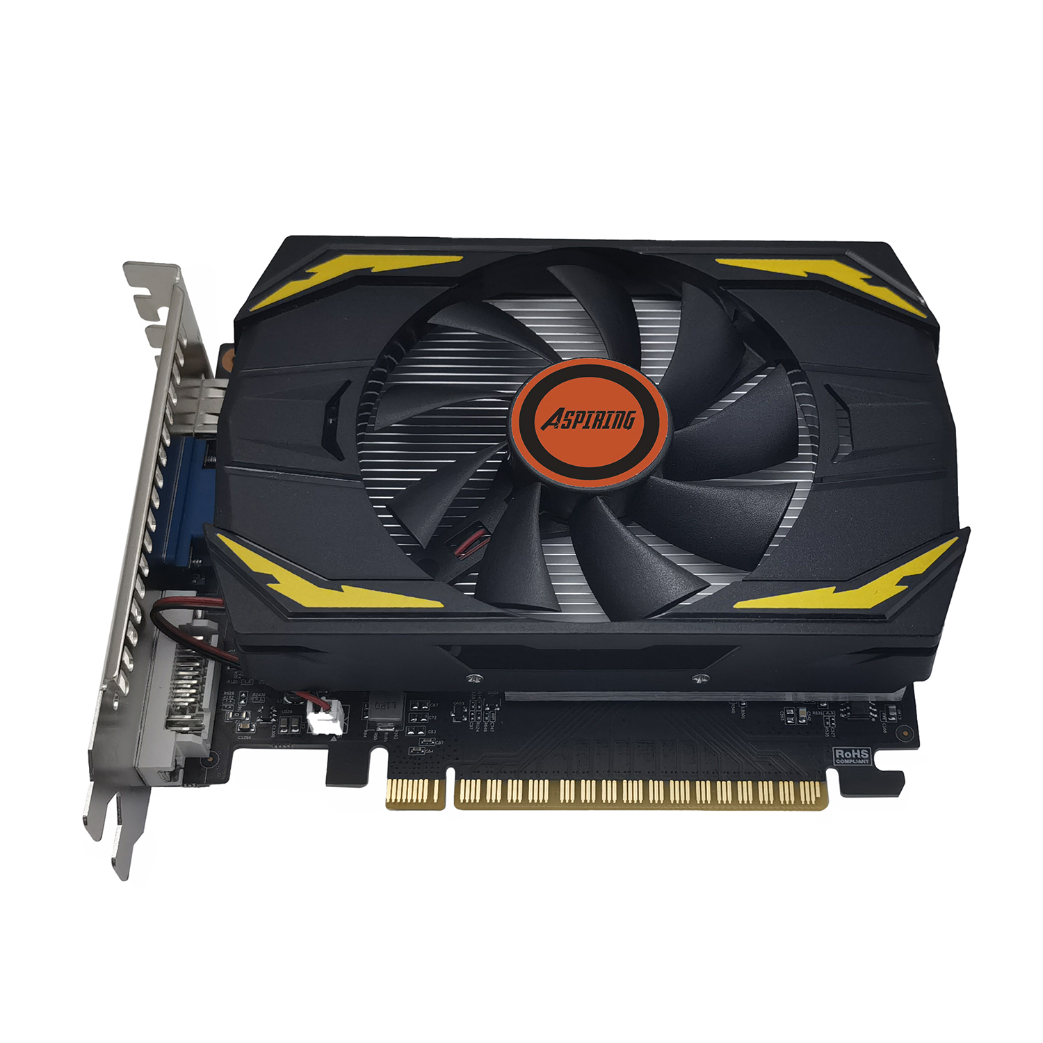 GTX 750Ti 4GB Graphics Card GDDR5 128bit Direct X12 640SP Gaming Video Card, PCI Express 2.0x16 Interface, HDMI, DVI-D, VGA, Low Power GPU for Working