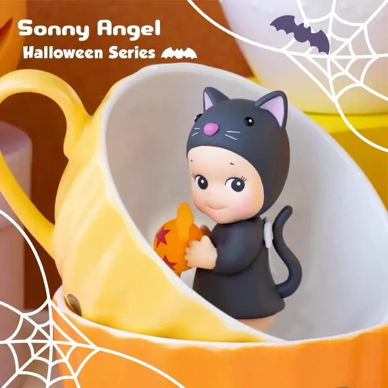 Nt Sonny Angle Halloween Series Blind Box Cute Kawaii Anime Figures Pumpkin Ghost Candy Toys Mystery Surprise Box Gifts For Kids
