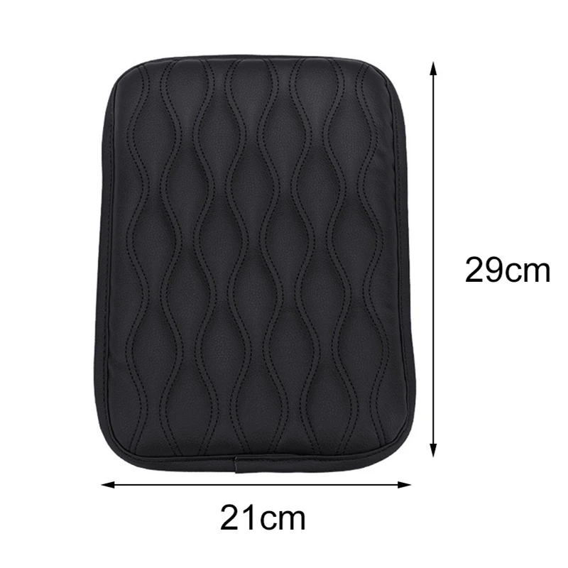 Box Car Mats Armrest Memory Foam Vehicle Arm Rest Box ddmysmile Pads Leather Center Console Covers Styling Interior Accessories Smile