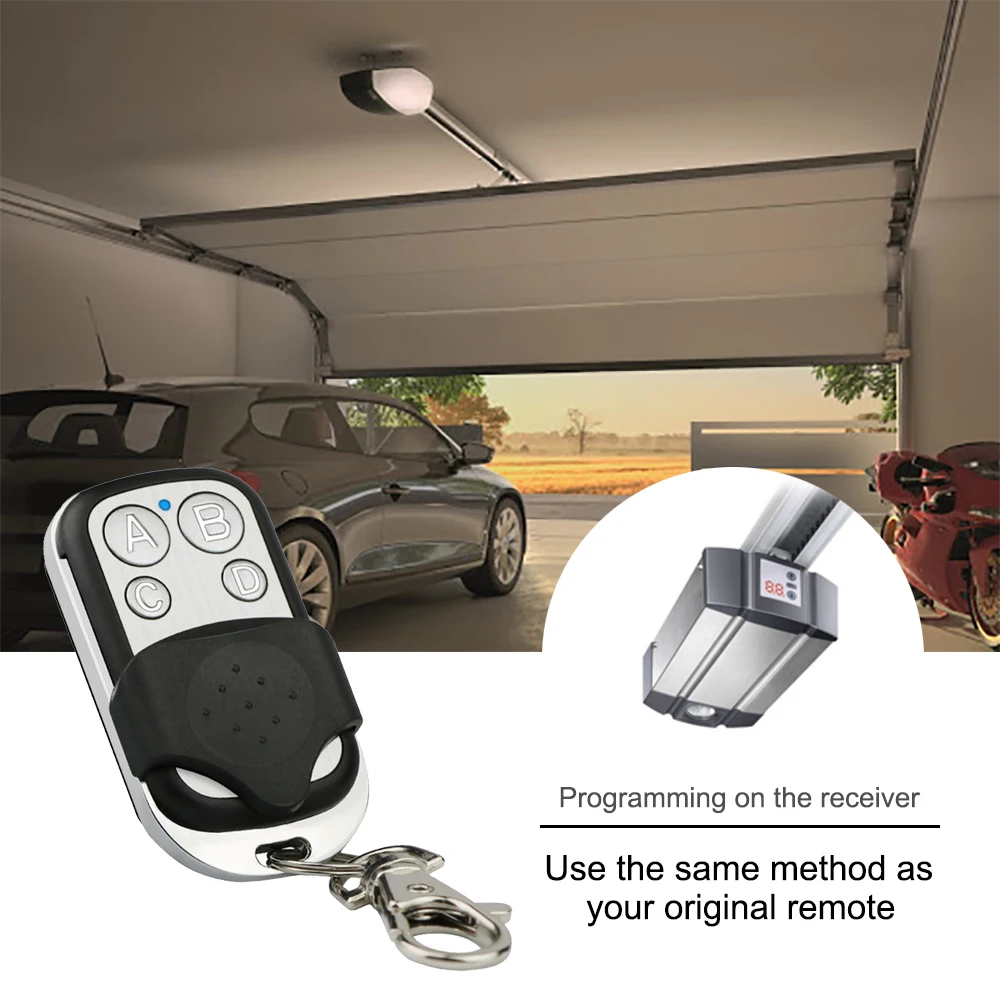 new Dustproof Waterproof Small Remote Control Replace Ecostar Rsc2 433 Hormann 2025 RSE2 433mhz Motor Liftronic 500 700 800