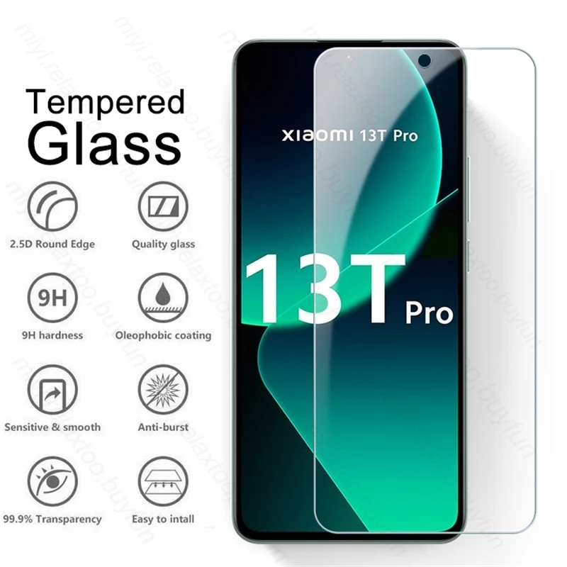 Xiomi 13T Pro Case 8 In 1 Camera Lens Protective Glass For Xiaomi Mi 13T Mi13T 13 T Pro 5G Screen Protector Tempered Glass Cover