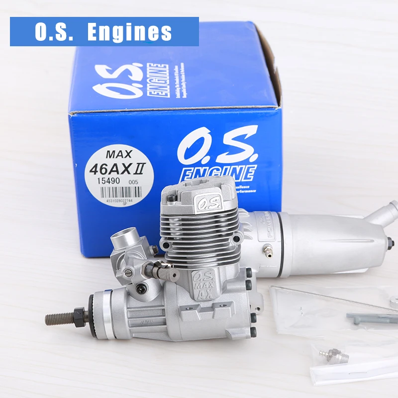 OS Engines 46AXII ABL .46 Airplane Glow Engine with Muffler 46AX (OSMG0548)