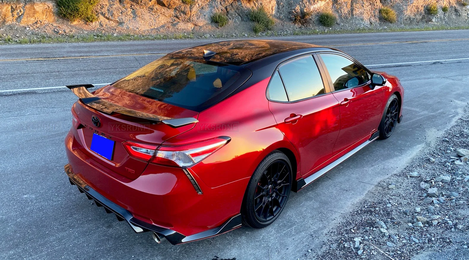 TRD Style ABS Plastic Unpainted Primer Color Rear Spoiler Trunk Boot Wing Lip Spoiler For toyota Camry 2018 2019 2020
